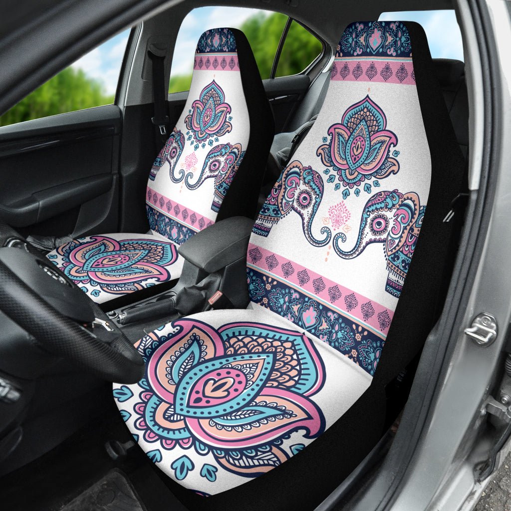 elephant car seat and stroller Boho Lotus Mandala Elephant Car Seat Cover – Crystallized Collective