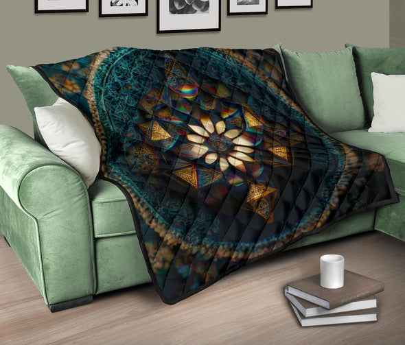 Boho Ornate Premium Blanket - Crystallized Collective