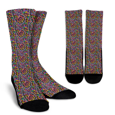 Boho Paisley Socks - Crystallized Collective