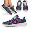 Boho Psychedelic Abstract Sport Sneakers - Crystallized Collective
