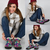 Boho Psychedelic Abstract Winter Sneakers - Crystallized Collective