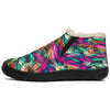 Boho Psychedelic Abstract Winter Sneakers - Crystallized Collective