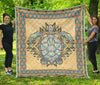 Boho Turtle Premium Quilt - Crystallized Collective