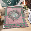 Boho Turtle v2 Premium Blanket - Crystallized Collective