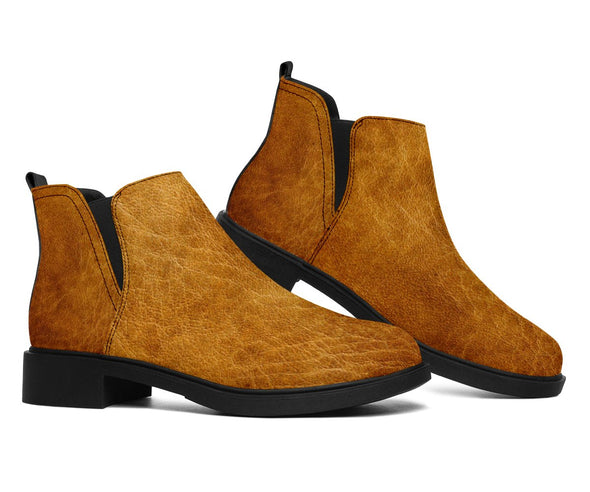 Brown Ankle Boots - Crystallized Collective