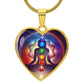 Chakras Heart Necklace - Crystallized Collective