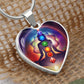Chakras Heart Necklace - Crystallized Collective