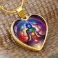 Chakras Heart Necklace - Crystallized Collective