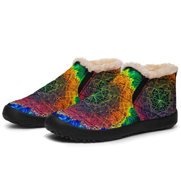 Chaos Mandala Winter Sneakers - Crystallized Collective