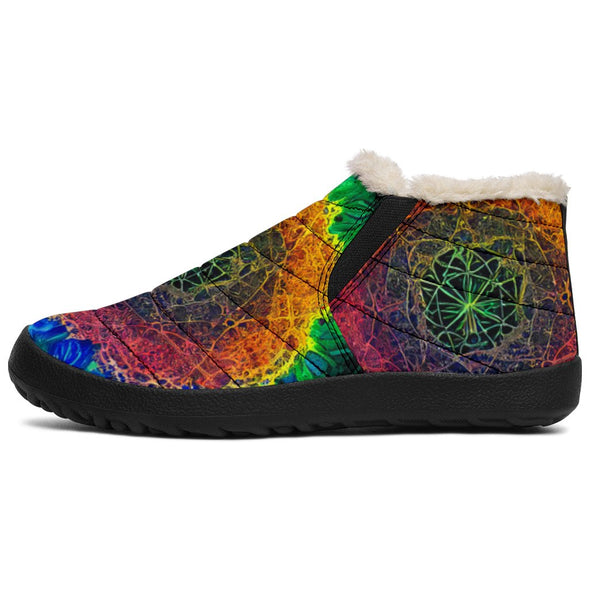 Chaos Mandala Winter Sneakers - Crystallized Collective