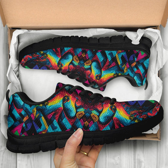 Chromatic Chaos Sneakers - Crystallized Collective