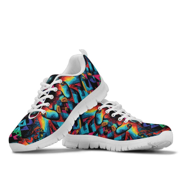 Chromatic Chaos Sneakers - Crystallized Collective