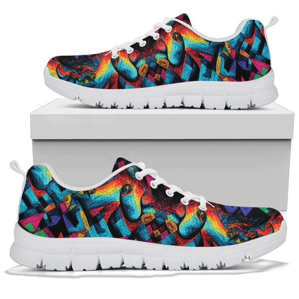 Chromatic Chaos Sneakers - Crystallized Collective