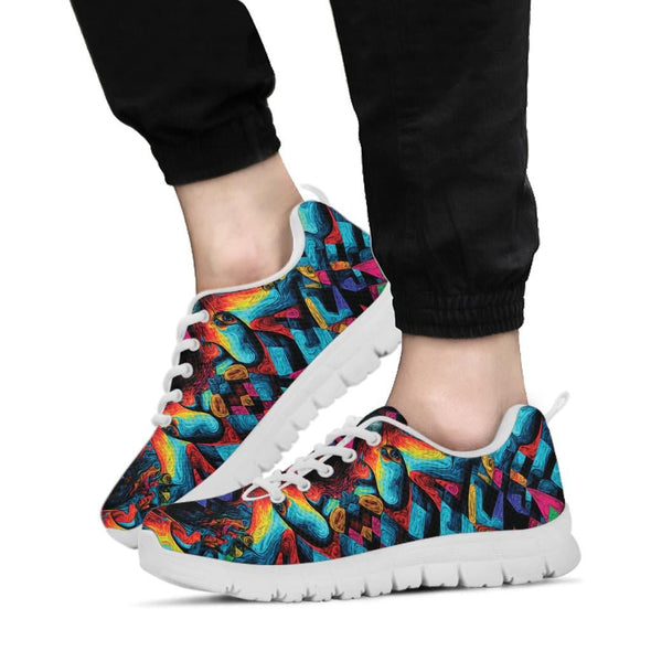 Chromatic Chaos Sneakers - Crystallized Collective