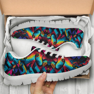 Chromatic Chaos Sneakers - Crystallized Collective