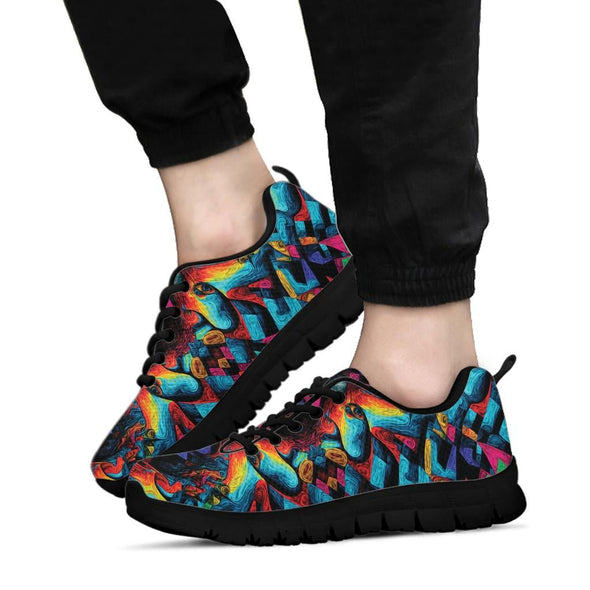 Chromatic Chaos Sneakers - Crystallized Collective