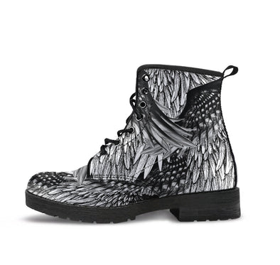 Clearance Artistic Feathers Boots - Crystallized Collective