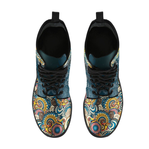 Clearance Fractal Mandala Boots - Crystallized Collective