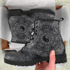 Clearance Grungy YinYang Mandala Boots - Crystallized Collective