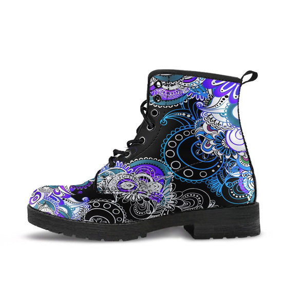 Clearance Paisley Mandala 2 Boots - Crystallized Collective