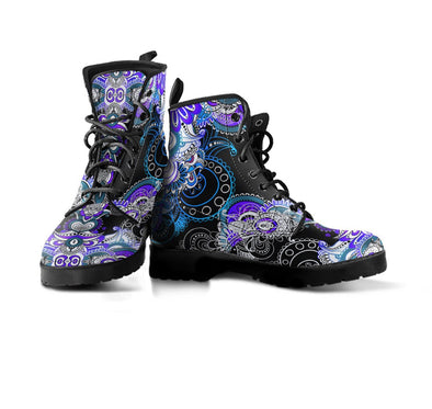 Clearance Paisley Mandala 2 Boots - Crystallized Collective