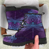 Clearance Purple Mandala Dragonfly Boots - Crystallized Collective