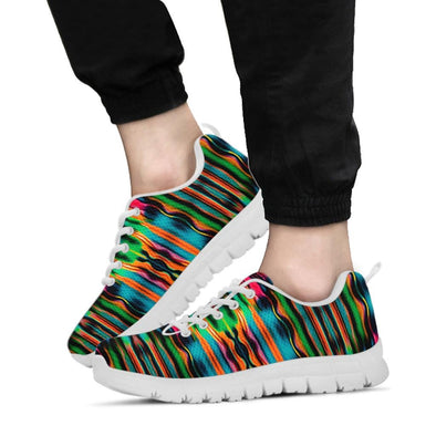 Colorful Abstract Art Boho Sneakers - Crystallized Collective