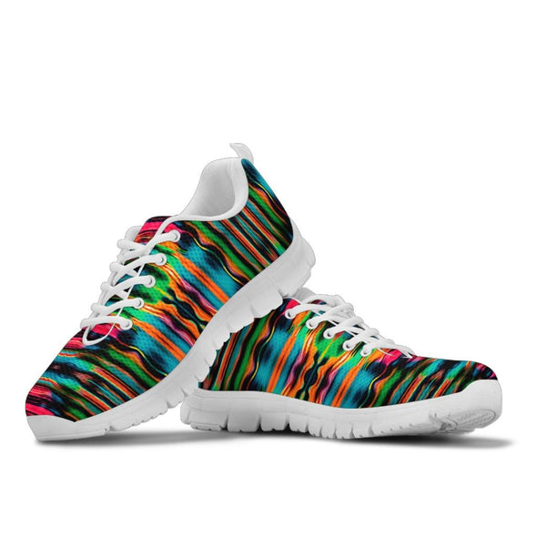 Colorful Abstract Art Boho Sneakers - Crystallized Collective