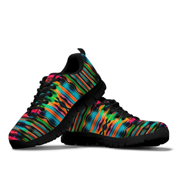 Colorful Abstract Art Boho Sneakers - Crystallized Collective