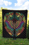 Colorful Angel Wings Premium Quilt - Crystallized Collective