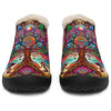 Colorful Boho Tree of Life Winter Sneakers - Crystallized Collective