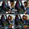 Colorful Chakra Mandala Car Seat Cover - Crystallized Collective