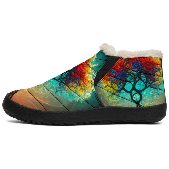 Colorful DNA Tree of Life Winter Sneakers - Crystallized Collective