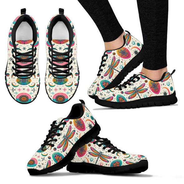 Colorful Dragonfly Boho Sneakers - Crystallized Collective