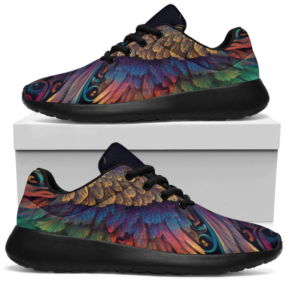 Colorful Feathers Sport Sneakers - Crystallized Collective