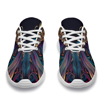 Colorful Feathers Sport Sneakers - Crystallized Collective