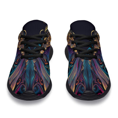 Colorful Feathers Sport Sneakers - Crystallized Collective
