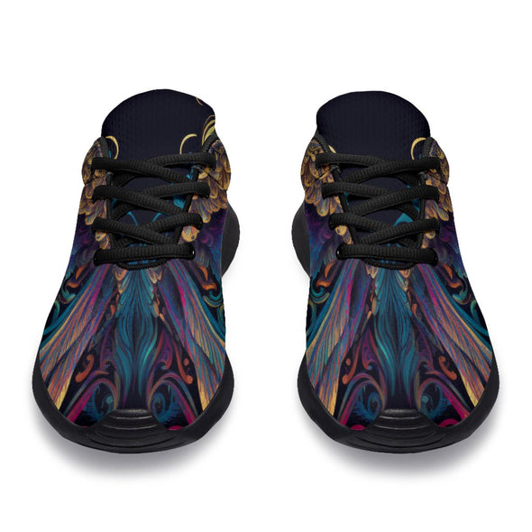 Colorful Feathers Sport Sneakers - Crystallized Collective