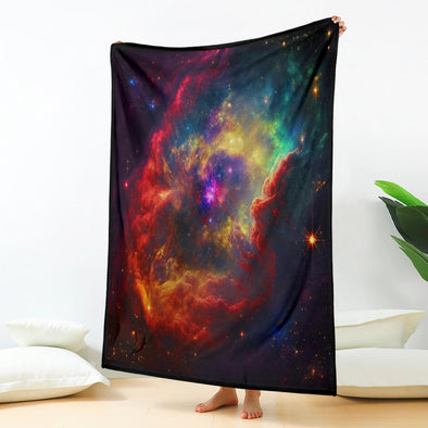 Colorful Galaxy Premium Blanket - Crystallized Collective