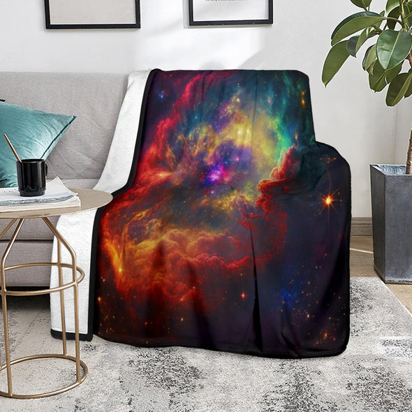 Colorful Galaxy Premium Blanket - Crystallized Collective