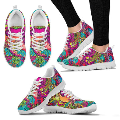 Colorful Hippie Art Sneakers - Crystallized Collective