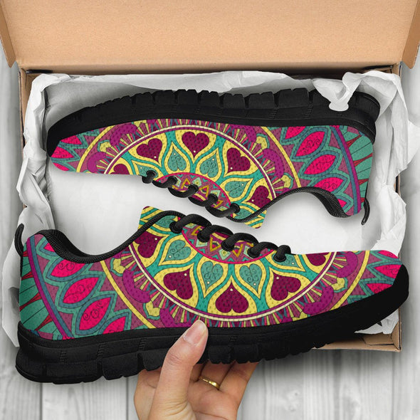 Colorful Mandala 2 Sneakers - Crystallized Collective