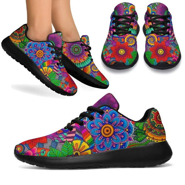 Colorful Mandalas Sport Sneaker - Crystallized Collective