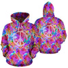 Colorful Peace Butterfly Hoodie - Crystallized Collective