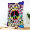 Colorful Peace Mandala Premium Blanket - Crystallized Collective