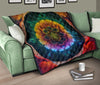 Colorful Psychedelic Alhambra Premium Quilt - Crystallized Collective