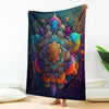 Colorful Psychedelic Chakra Premium Blanket - Crystallized Collective