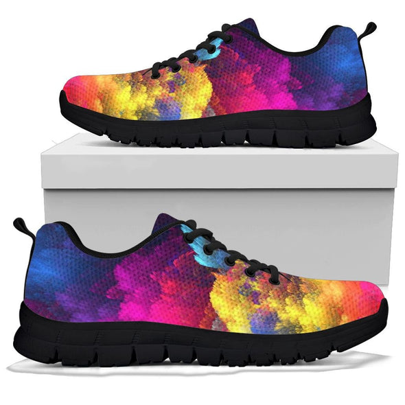 Colorful Psychedelic Clouds Sneakers - Crystallized Collective