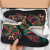 Colorful Psychedelic Hummingbird Winter Sneakers - Crystallized Collective