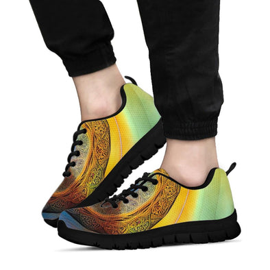 Colorful Psychedelic Mandala Sneakers - Crystallized Collective